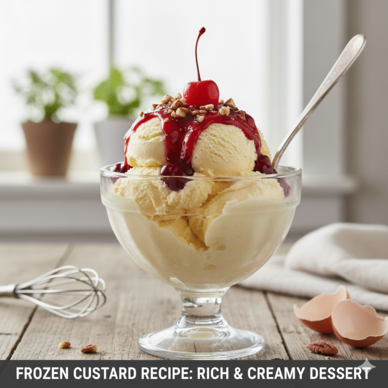 Frozen Custard Recipe