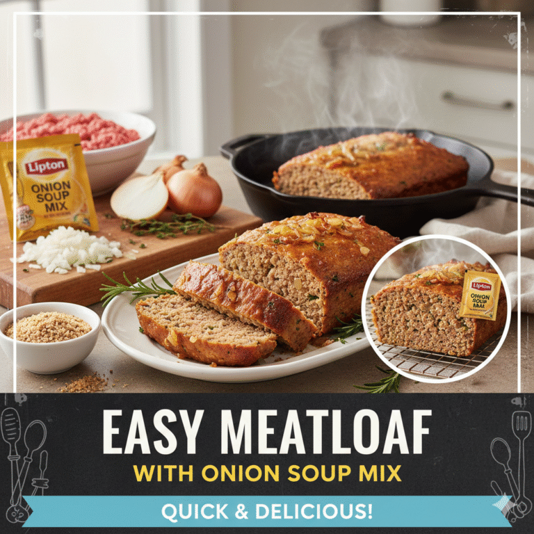 meatloaf recipe with onion soup mix