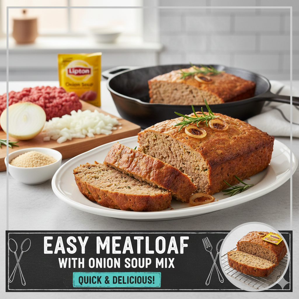 meatloaf recipe with onion soup mix