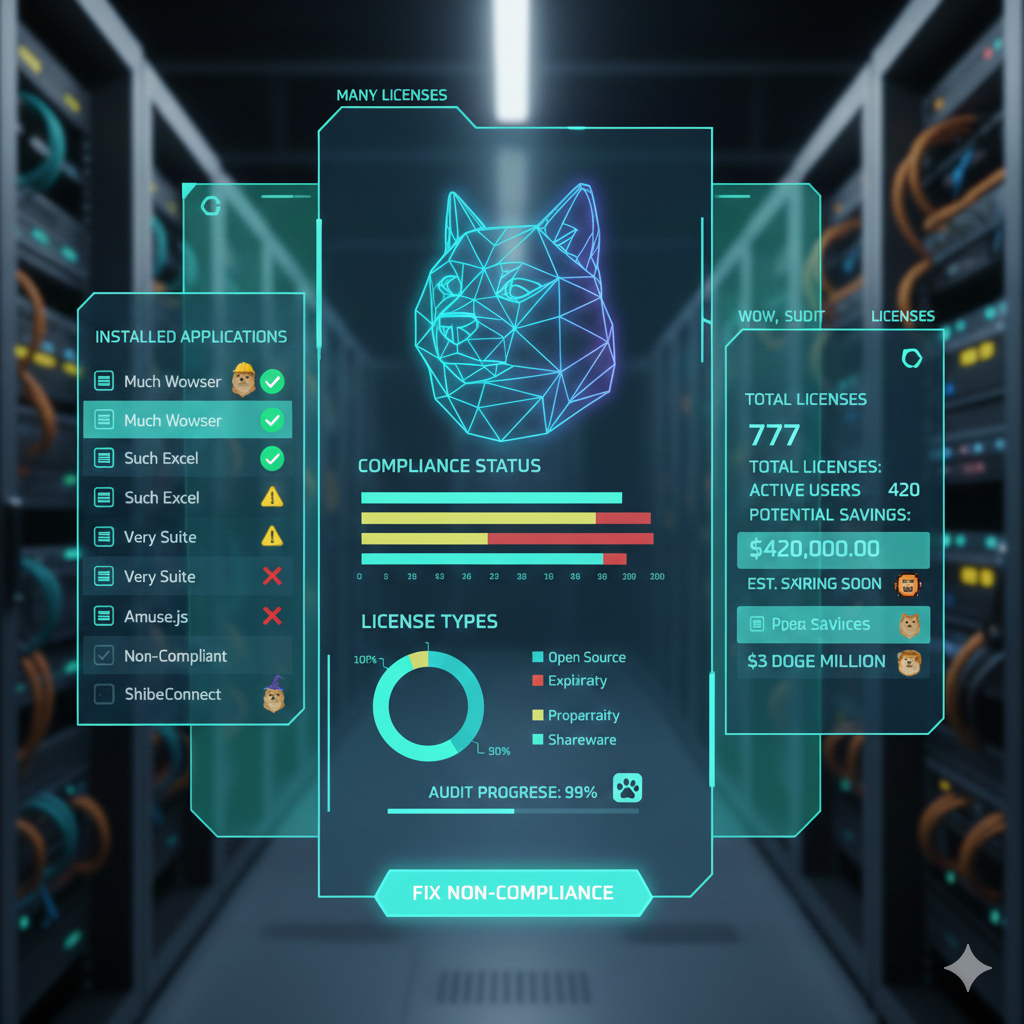 doge software licenses audit hud