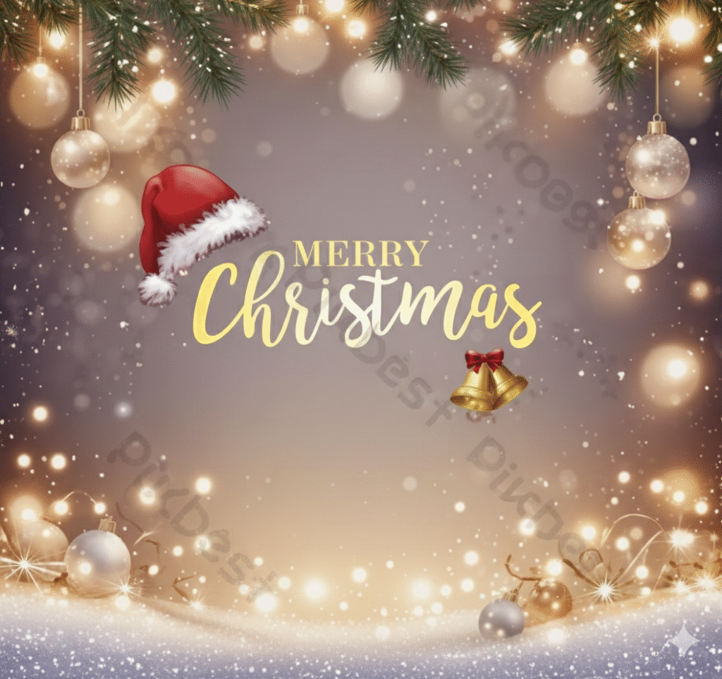 merry christmas wishing card